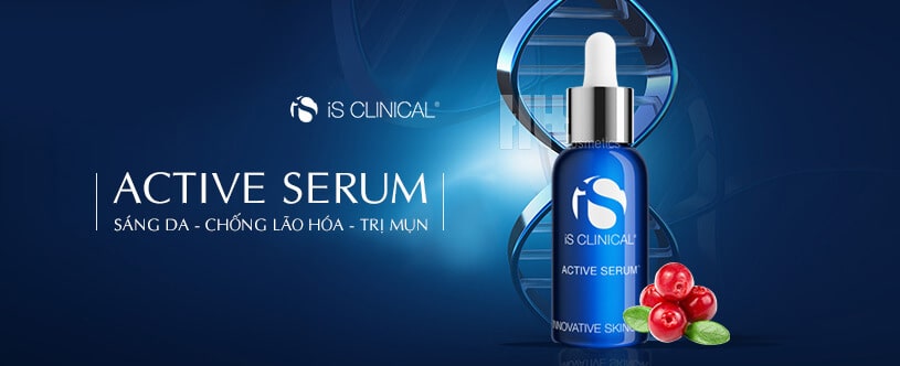 Đôi nét về serum cho da mụn thâm active is clinical