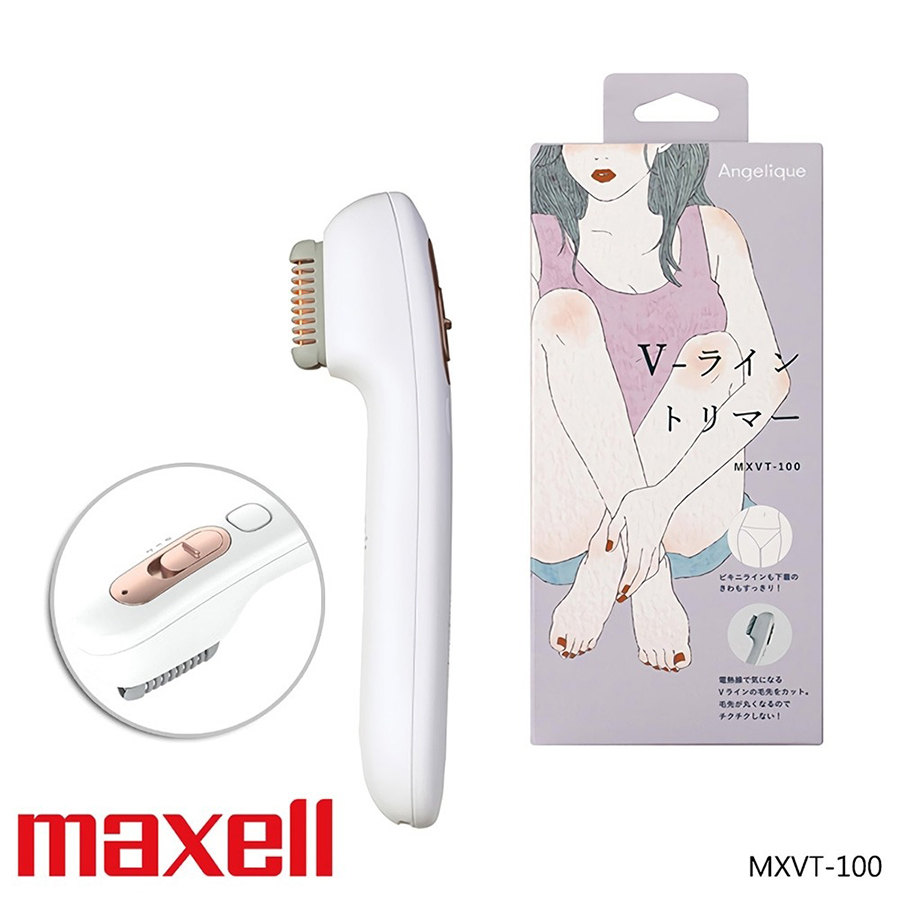 Tông đơ cạo lông vùng kín Maxell Angelique V-Line Trimmer MXVT-100 giúp bạn xử lý vùng lông ở “cô bé” một cách nhanh chóng