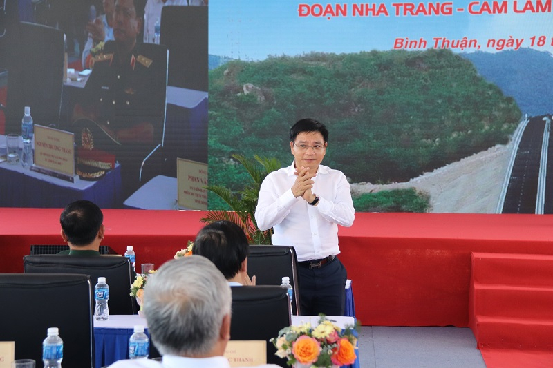 Bộ trưởng Bộ GTVT Nguyễn Văn Thắng dự tại điểm cầu Bình Thuận