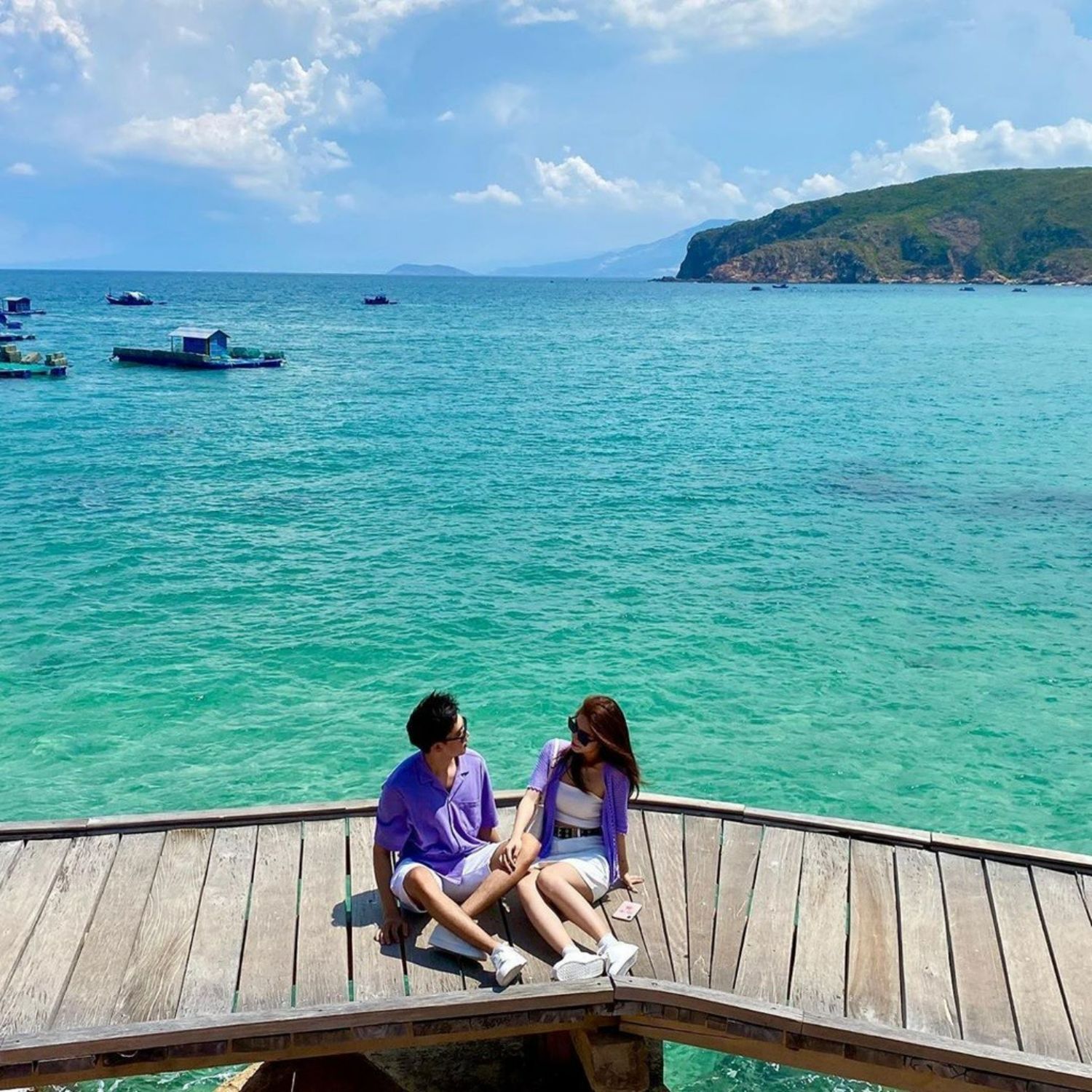Những cây cầu gỗ tại Nha Trang chưa bao giờ hết hot. Ảnh: Sưu tầm
