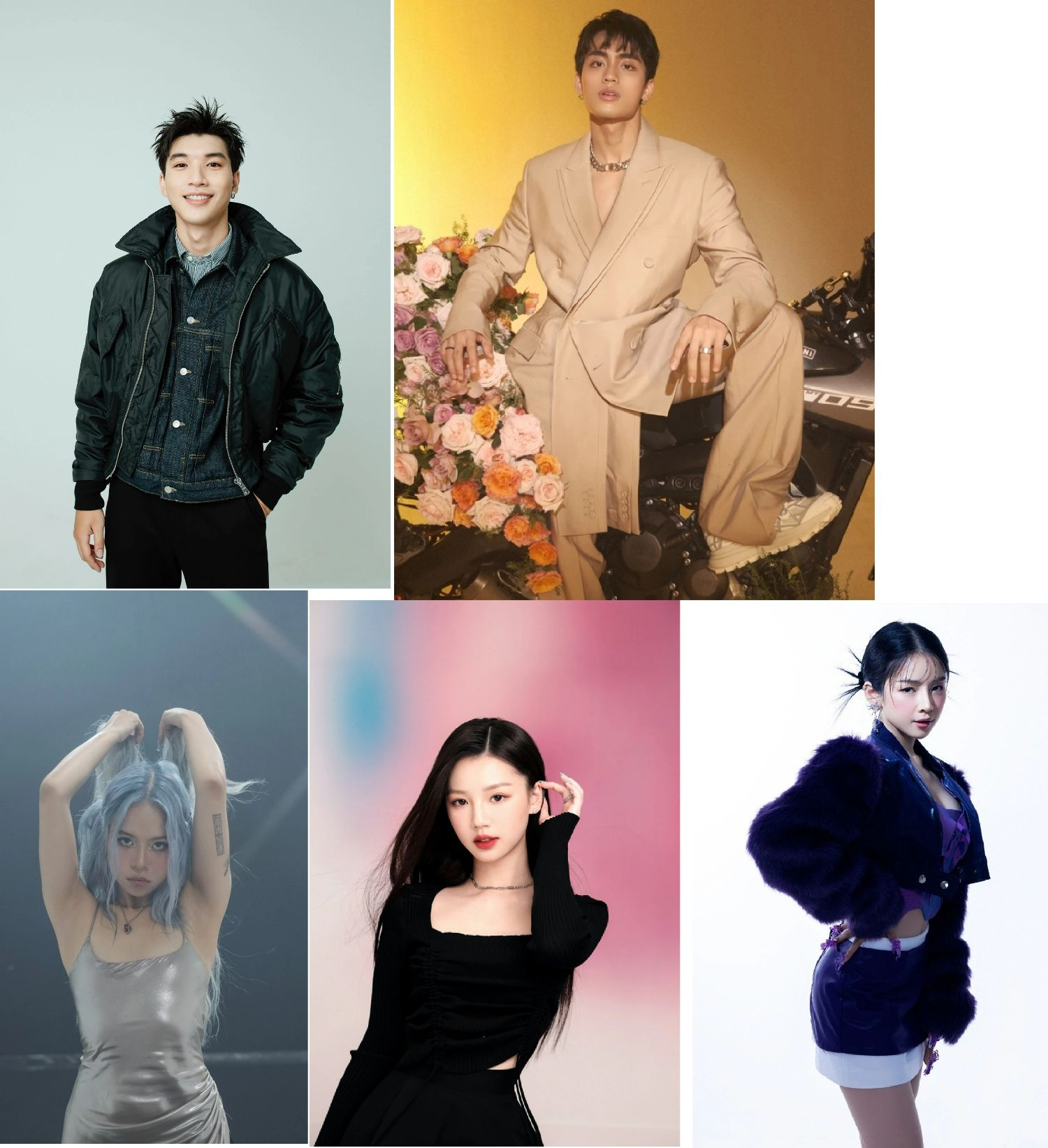 Những sắc màu GenZ siêu đặc biệt tại siêu nhạc hội 8Wonder gồm có: Hieuthuhai, Mono, Tlinh, Amee cùng DJ Mie