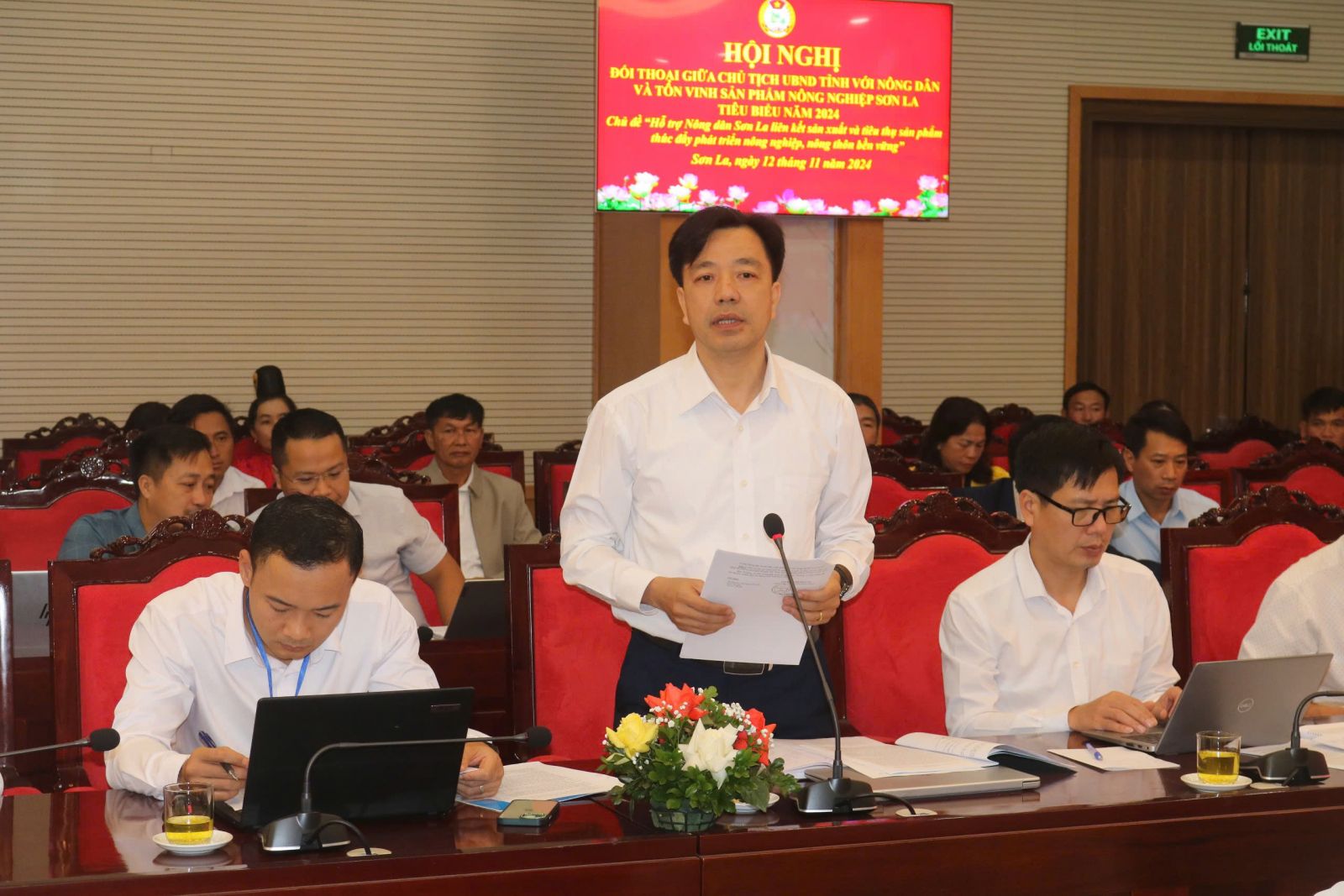 đối thoại với nông dân sơn la