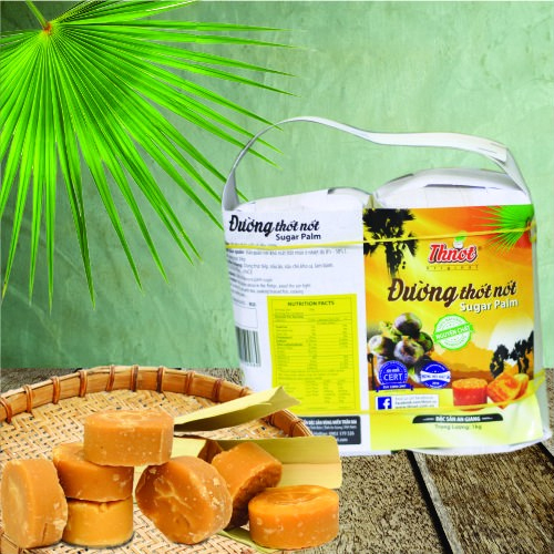 Đường thốt nốt dạng gói lá giá 59,000/gói