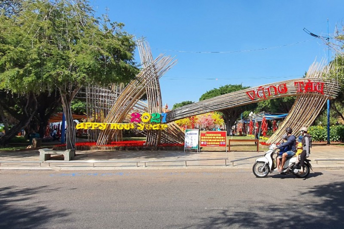 Hội hoa Xuân Vũng Tàu Tết Nguyên đán năm 2021-Ảnh:TK