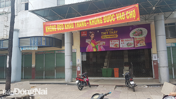 Chợ Biên Hòa dự kiến sẽ mở cửa trở lại từ ngày 26-11 sau thời gian tạm đóng cửa vì tình hình dịch Covid-19