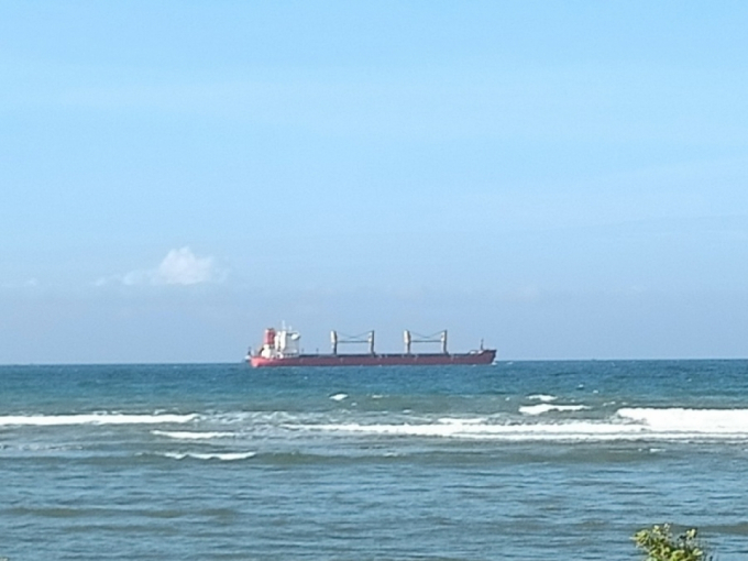 Tàu nước ngoài gặp nạn trên vùng biển Bình Thuận (Ảnh: minh hoạ).
