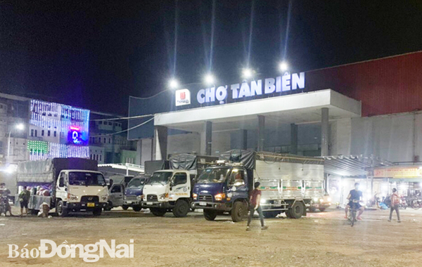 Chợ Tân Biên (TP.Biên Hòa) đã mở cửa hoạt động trở lại