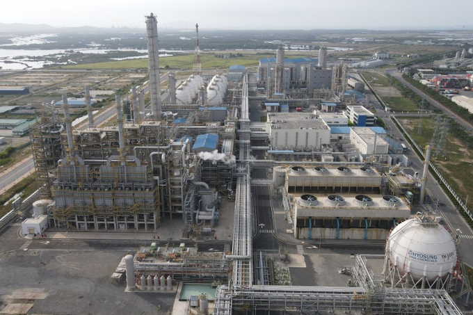 Một góc Nhà máy sản xuất Polypropylene (PP) và Kho ngầm chứa Khí dầu mỏ hóa lỏng (LPG). Ảnh:TK