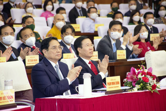 Các đại biểu dự lễ kỷ niệm 30 năm thành lập tỉnh Bà Rịa-Vũng Tàu.