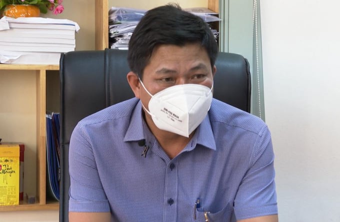 Ông Nguyễn Văn Sáu, giám đốc CDC Bình Phước N.T