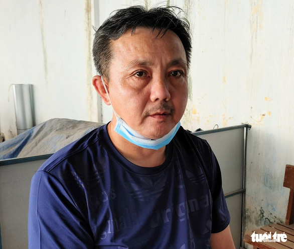 Bị can Trang Kiến Cường tại cơ quan điều tra - Ảnh: MINH PHƯỚC