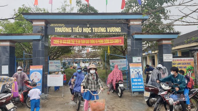 Trường Tiểu học Trưng Vương (xã Bình Nguyên, huyện Thăng Bình).