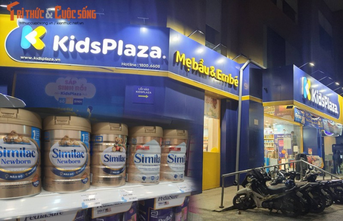 Sản phẩm sữa Abbott Similac bị hỏng, có mùi tanh nồng được chị D. mua ở Kids Plaza.