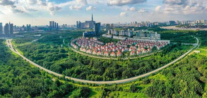 Thủ Thiêm luôn là một khu vực hấp dẫn các nhà đầu tư cả trong và ngoài nước với vị trí trung tâm của TP.HCM. Ảnh: Quỳnh Danh.