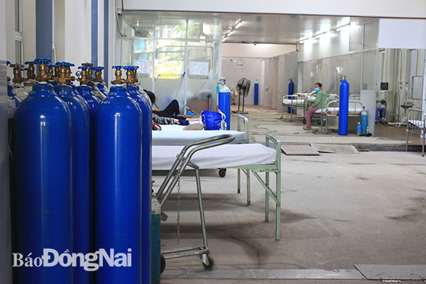 Khu cấp cứu sàng lọc Covid-19 tại Bệnh viện Đa khoa Đồng Nai.