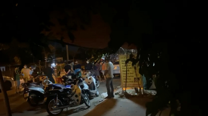 Công an có mặt tại hiện trường nơi xảy ra vụ