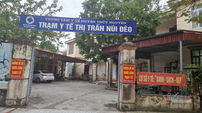 Trạm y tế thị trấn Núi Đèo vắng dân vì hết que test
