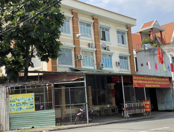 Trụ sở Công an phường Phú Thọ Hòa - Ảnh: QUANG ĐỊNH