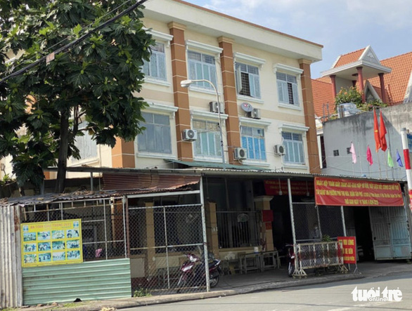 Trụ sở Công an phường Phú Thọ Hòa - Ảnh: QUANG ĐỊNH