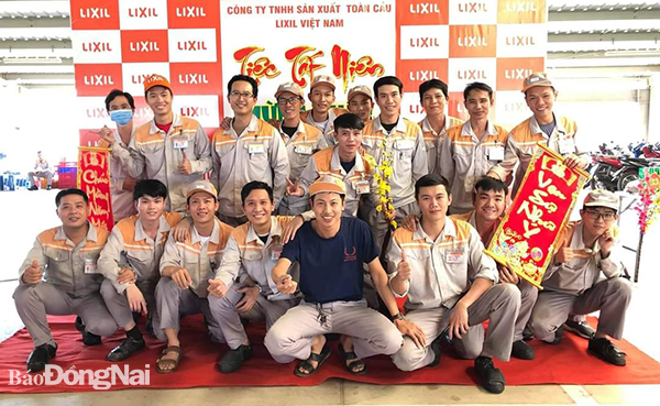 Công ty TNHH Sản xuất toàn cầu Lixil Việt Nam (H.Long Thành) tham gia buổi lễ tất niên cuối năm do công ty tổ chức