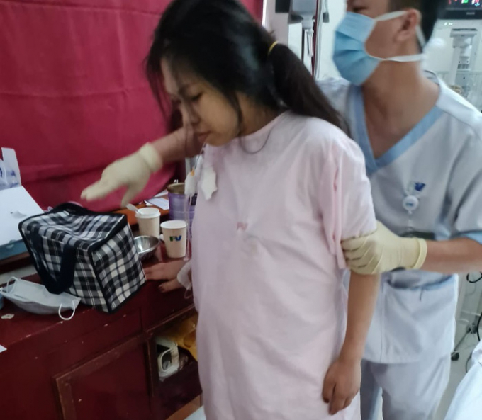 Bà Hậu cho biết đã phải trải qua những ký ức kinh hoàng tại bệnh viện - Ảnh: NVCC