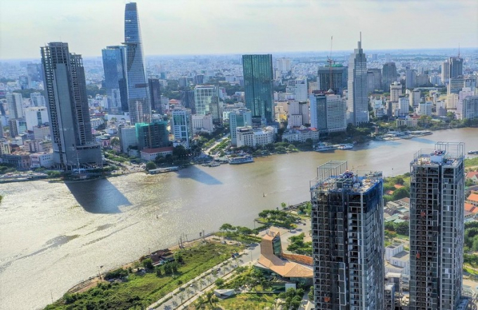 Dự án nằm trong lõi trung tâm khu đô thị Thủ Thiêm và ven sông Sài Gòn. Ảnh: VIỆT HOA