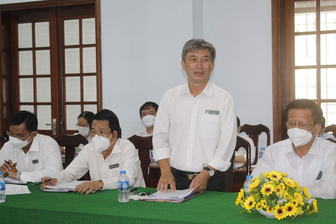 Chánh án TAND TP Cần Thơ Thái Quang Hải chia sẻ nhiều thông tin về công tác giải quyết khiếu nại, tố cáo tại buổi giám sát của Đoàn đại biểu Quốc hội đơn vị TP Cần Thơ. Ảnh: NHẪN NAM