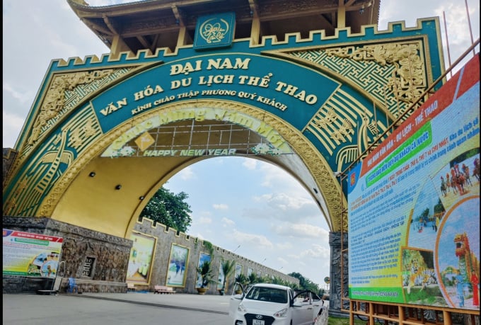 Cổng KDL Đại Nam Đ.T