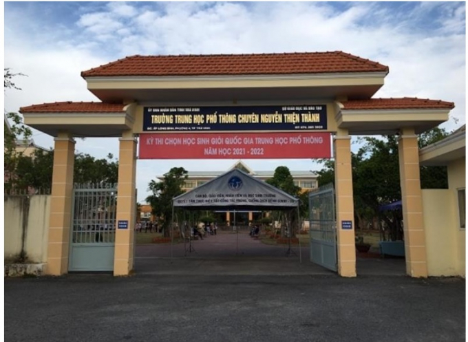 Trường THPT Chuyên Nguyễn Thiện Thành. (Ảnh: Sở GD-ĐT Trà Vinh)