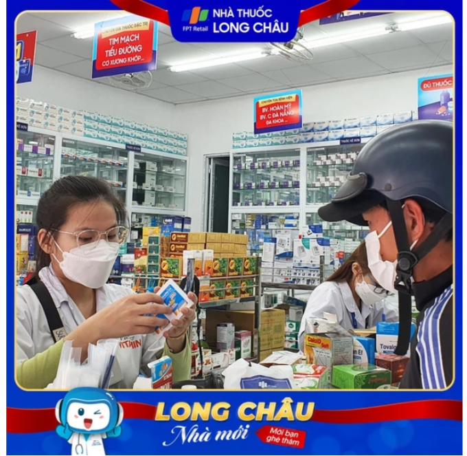 Mục tiêu của Long Châu là có 800 cửa hàng vào cuối năm nay.