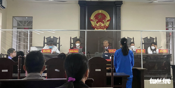 Phiên tòa xử Trần Thị Kim Loan vào tháng 3-2022 vừa qua - vụ án Lâm Thu Trà là 