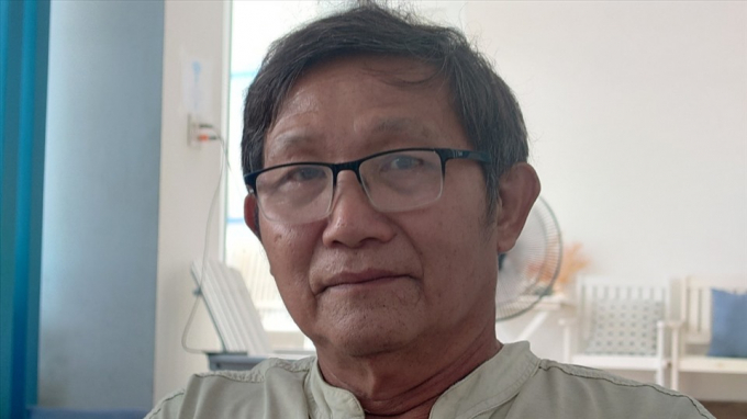 Ông Bảy Hộ mong muốn địa phương đảm bảo sinh kế bền vững cho người dân đảo Bình Ba.