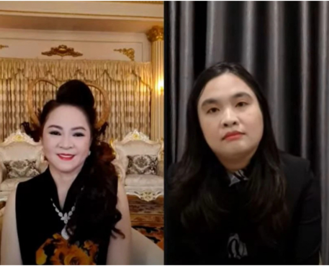 Buổi phát sóng trực tiếp của bà Nguyễn Phương Hằng có sự tham dự của chủ kênh 