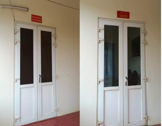 Phòng Bí thư Đảng ủy và Chủ tịch UBND xã Xuân Bình đều khóa trái cửa