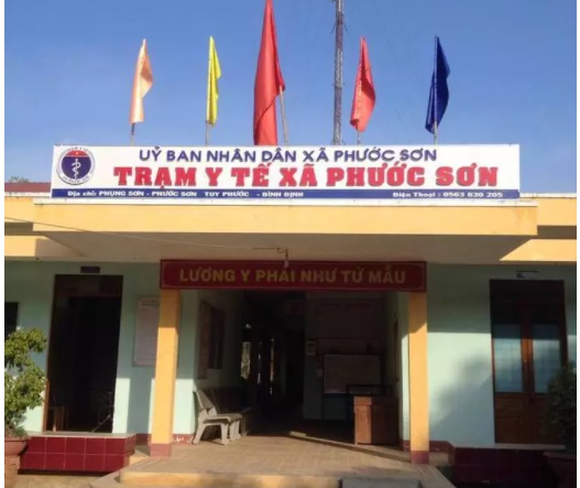 Trạm Y tế xã Phước Sơn, nơi xảy ra vụ cướp