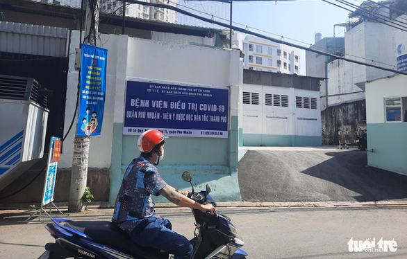 Bệnh viện điều trị COVID-19 tại quận Phú Nhuận - Ảnh: THU HIẾN