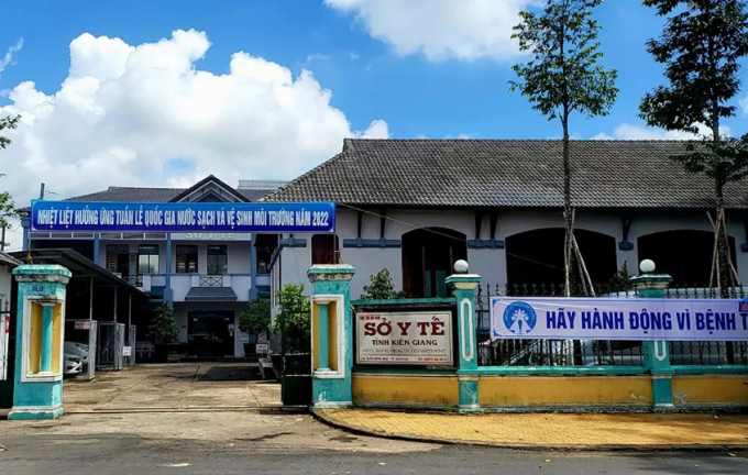 Sở Y tế Kiên Giang. Ảnh: A.H