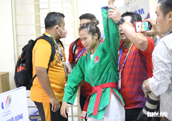 Tô Thị Trang vô địch hạng -48kg môn kurash SEA Games 31 - Ảnh: TẤN PHÚC