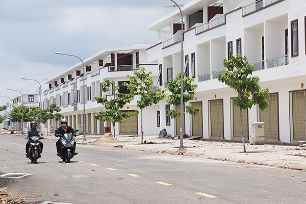 Một dự án khu đô thị tại H.Trảng Bom đang được đầu tư xây dựng.