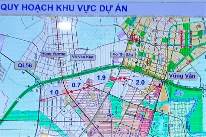 Tuyến kết nối cao tốc Biên Hòa - Vũng Tàu, đoạn từ QL56 đến Vũng Vằn. Ảnh: T.G