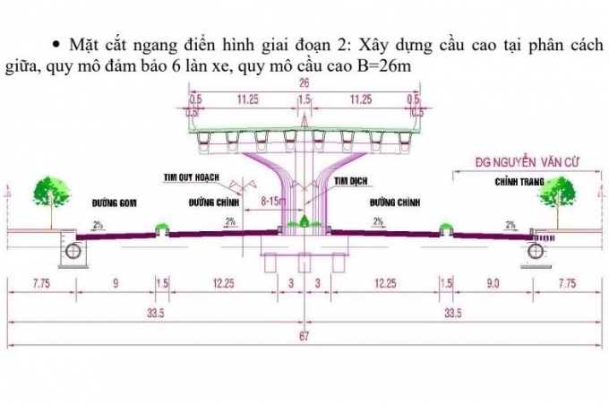 Một trong những phương án do đơn vị tư vấn trình bày.