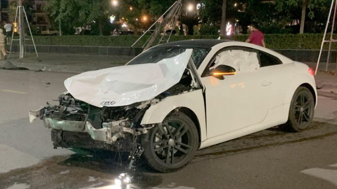 Tài xế Nguyễn Đức Thịnh có nồng độ cao lái xe Audi tông chết 3 người cùng một gia đình. (Ảnh: Công an Bắc Giang)