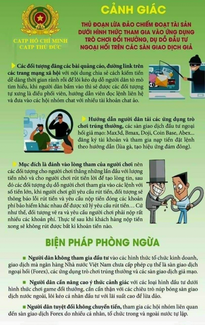 Công an TP.Thủ Đức phát đi cảnh báo CVT