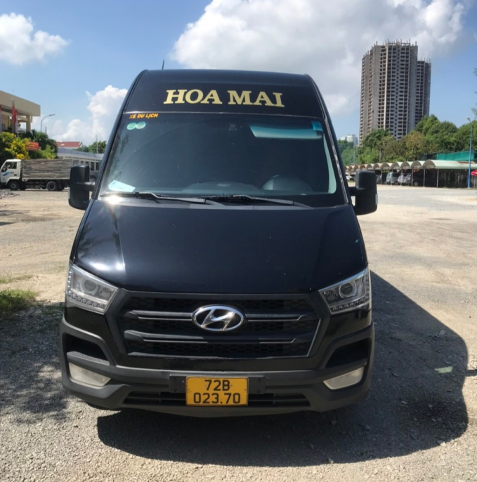 Xe khách Hoa Mai được lái xe đưa lên trụ sở Công an TP.Vũng Tàu NGUYỄN LONG