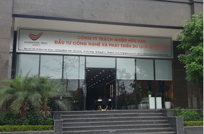 Chi nhánh Công ty TNHH Đầu tư Công nghệ và phát triển Du lịch Quốc tế tại Quảng Ninh.