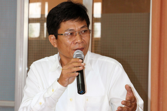 Nguyên giám đốc CDC Bình Phước Nguyễn Văn Sáu vừa bị khởi tố, bắt tạm giam - Ảnh: N.N.