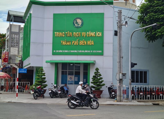 Trung tâm Dịch vụ công ích TP Biên Hòa được xác định có nhiều sai phạm. Ảnh: VH
