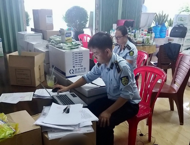 Lực lượng Quản lý thị trường thiết lập hồ sơ vụ việc