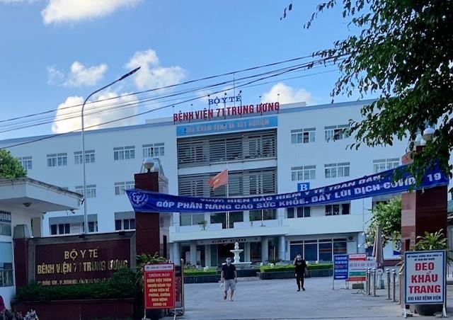 Bệnh viện 71 Trung ương, tại phường Quảng Tâm, TP Thanh Hoá.