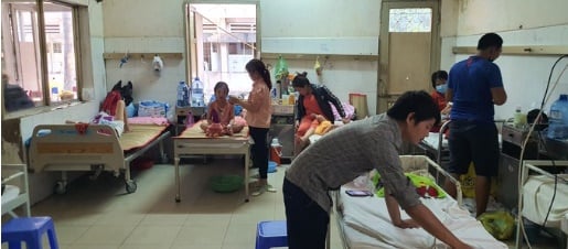 Bệnh nhân điều trị SXH ở Bệnh viện đa khoa tỉnh Bình Dương